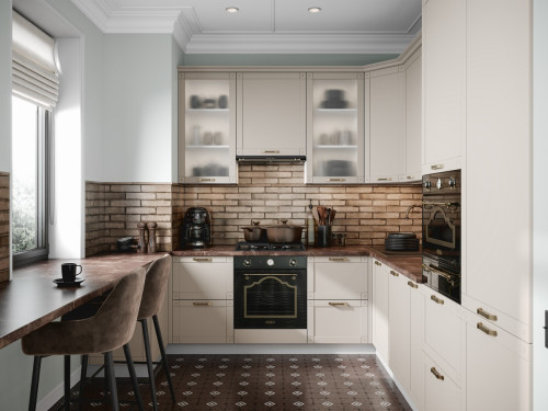 Кухня Кантри Турин - длина 3 м, ширина 2,2 м Кухня Кантри Турин - длина 3 м, ширина 2,2 м