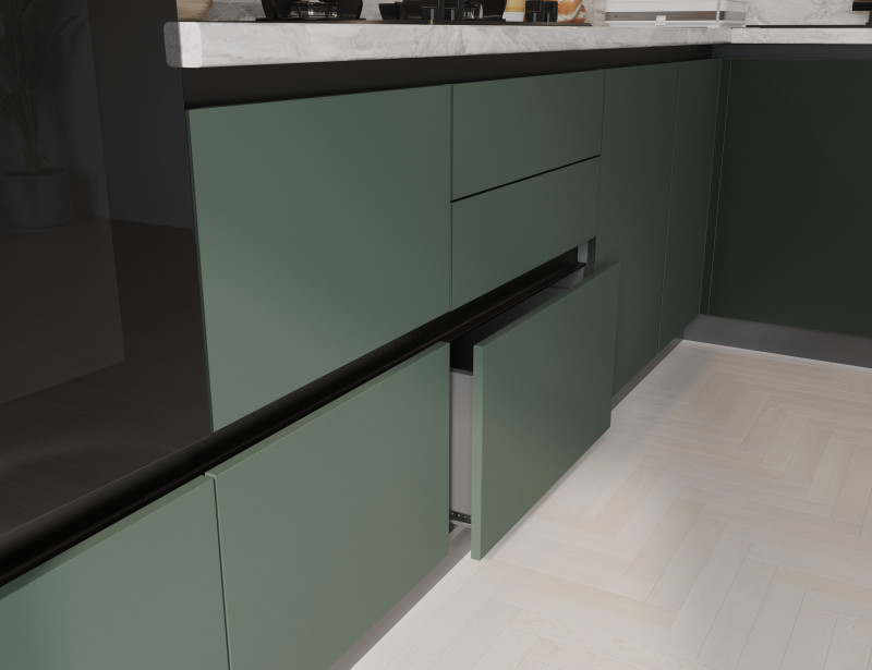 Кухня Эстетик - длина 3,4 м, ширина 1,62 м