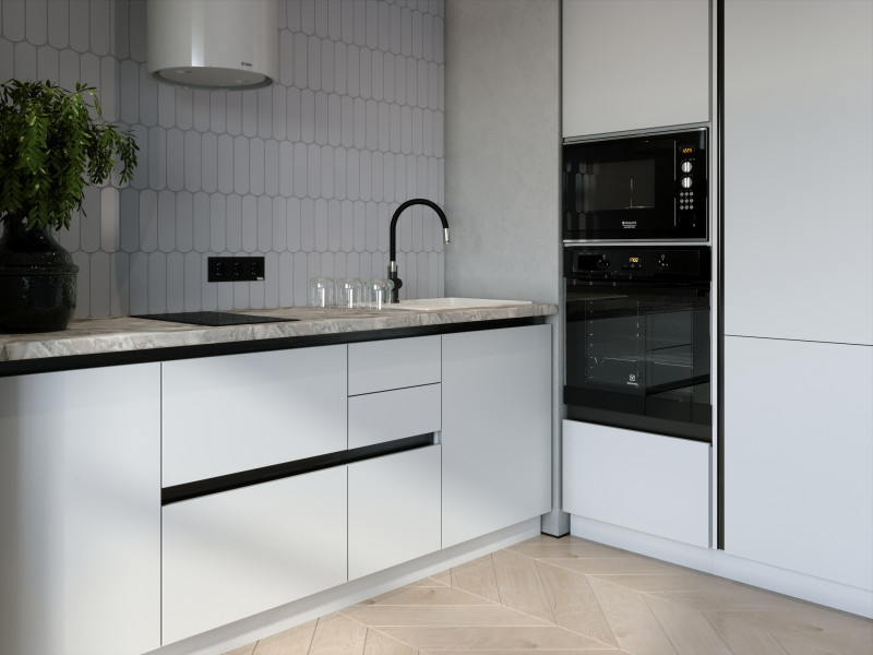 Кухня Эстетик - длина 2 м, ширина 1,2 м