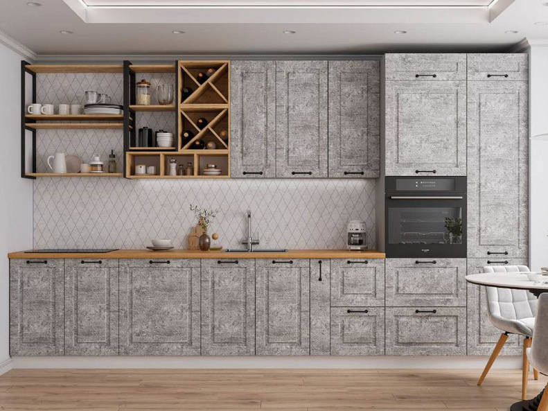 Кухня Капри — длина 3,8 м