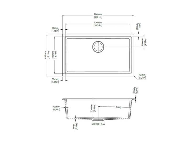 Мойка Longran Enigma ENG780.460 Мойка Longran Enigma ENG780.460