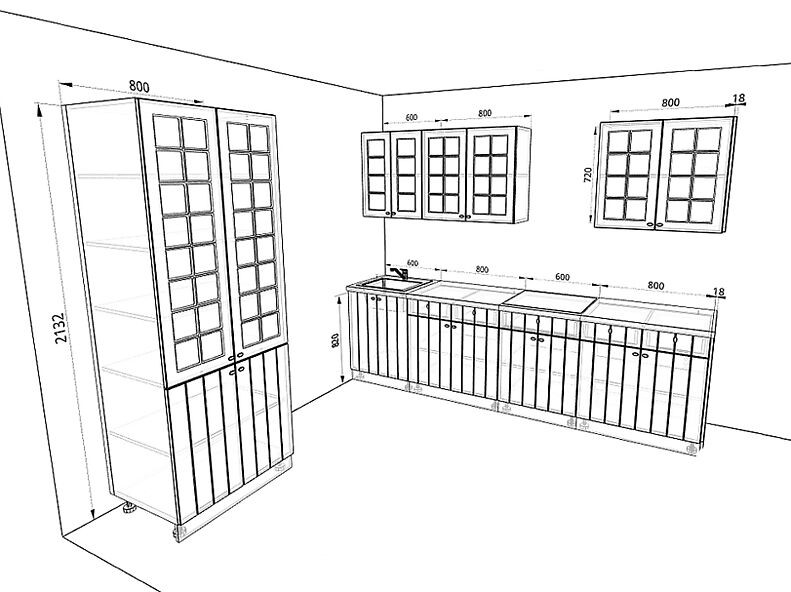 Кухня Прованс 3,6 метра Кухня Прованс 3,6 метра