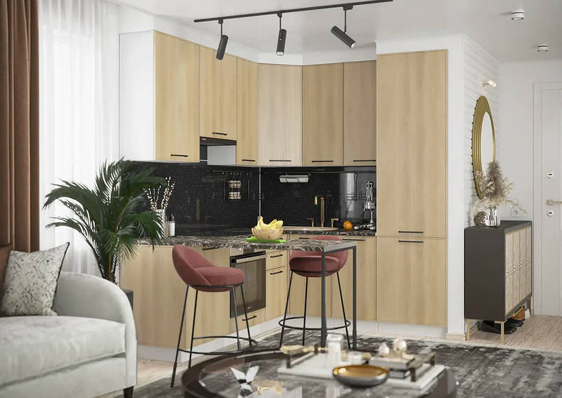 Кухня Либерти — длина 2 м ширина 2 м