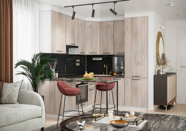 Кухня Либерти — длина 2 м ширина 2 м