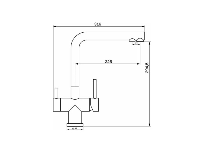 Смеситель Longran Sprint logic LM2192