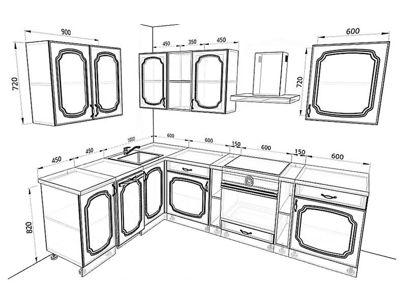 Кухня Базис-Классика 2,8 метра Кухня Базис-Классика 2,8 метра