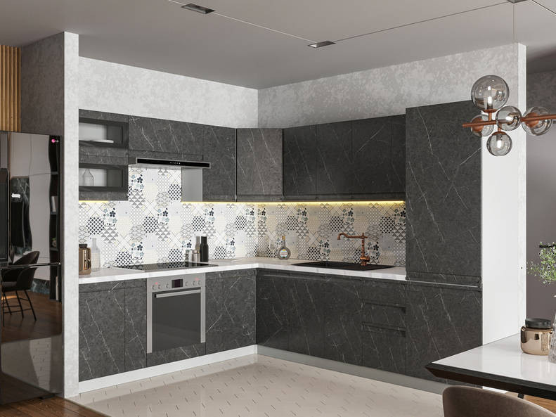 Кухня Скала — длина 2,8 м ширина 2,4 м