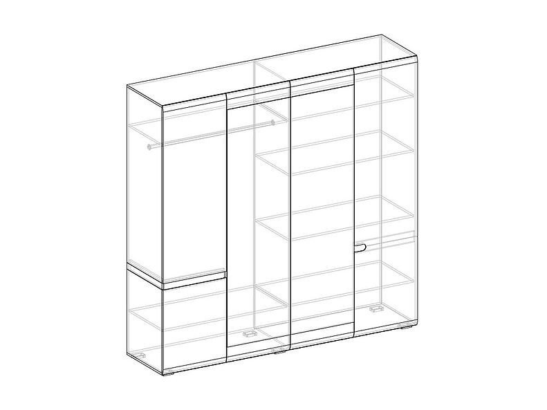 Шкаф напольный Ультра 219 см