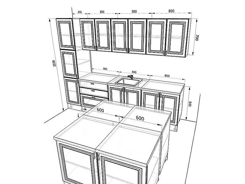 Кухня Ева — длина 2,9 м ширина 1,8 м Кухня Ева — длина 2,9 м ширина 1,8 м