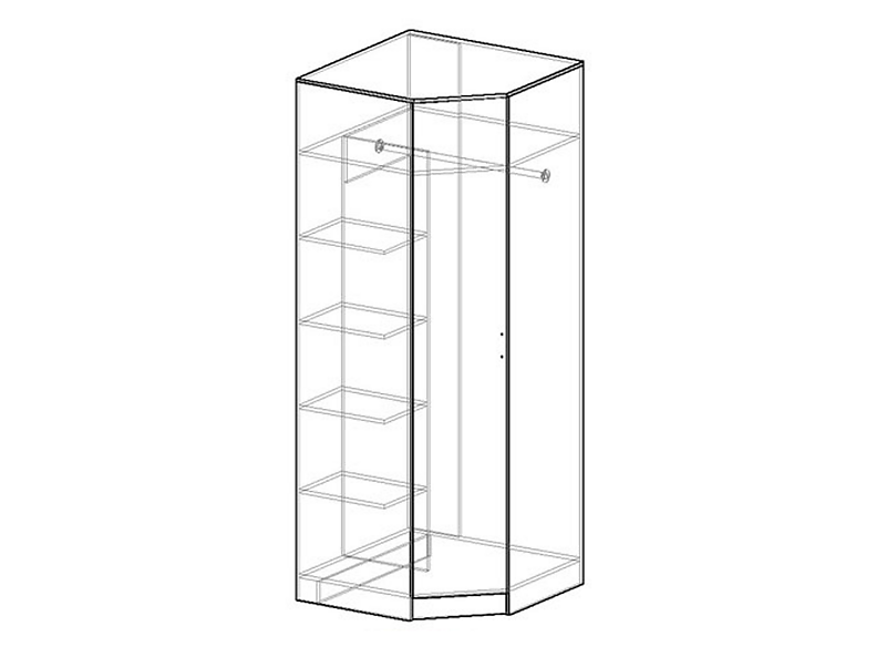 Шкаф угловой Софи 86 см Шкаф угловой Софи 86 см