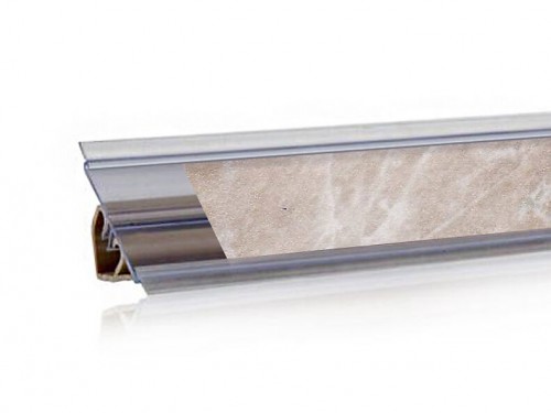 Плинтус вставочный Бежевый оникс (100М) Плинтус вставочный Бежевый оникс (100М)