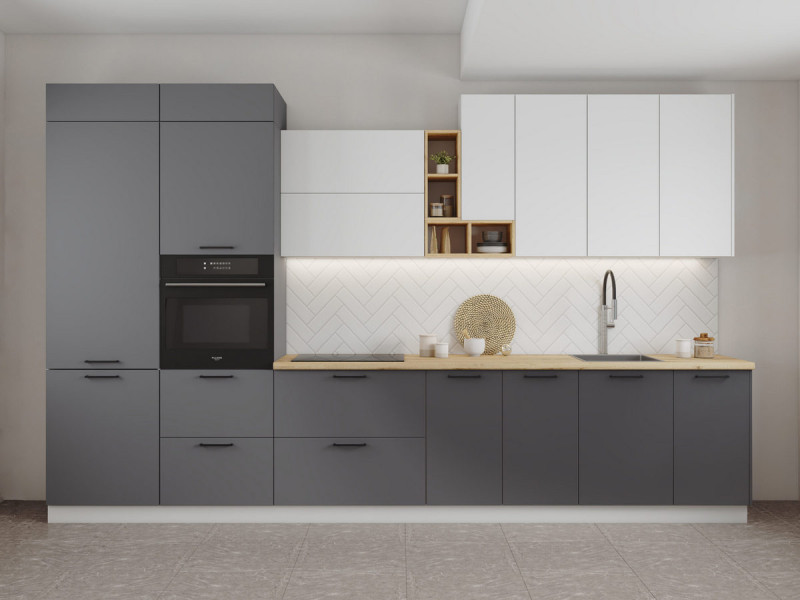 Кухня Фортуна - длина 3,8 м Кухня Фортуна - длина 3,8 м