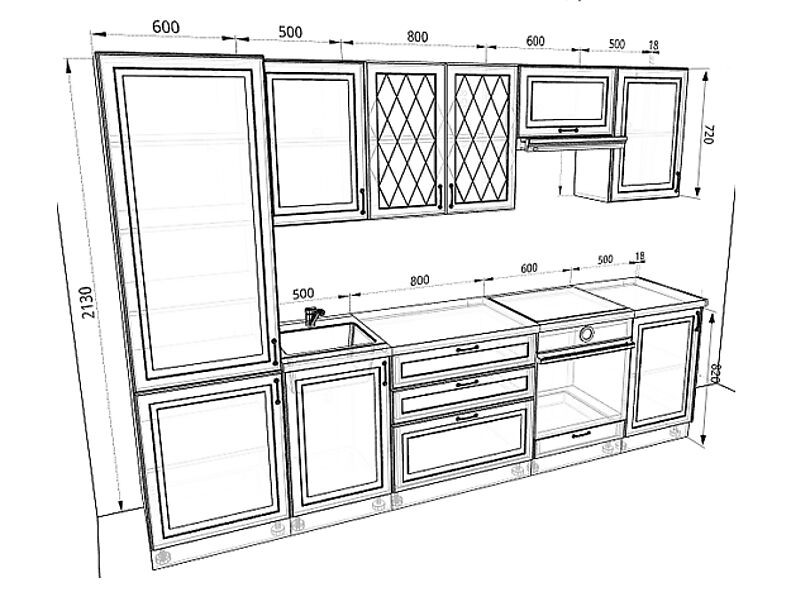 Кухня Ницца 3,0 метра Кухня Ницца 3,0 метра