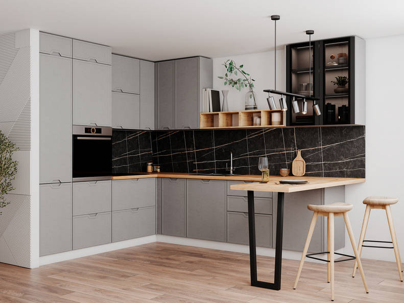 Кухня Арка — длина 3,1 м ширина 2,4 м Кухня Арка — длина 3,1 м ширина 2,4 м