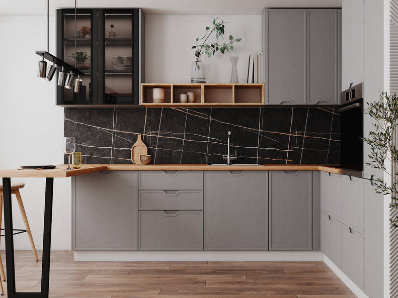 Кухня Арка — длина 3,1 м ширина 2,4 м Кухня Арка — длина 3,1 м ширина 2,4 м