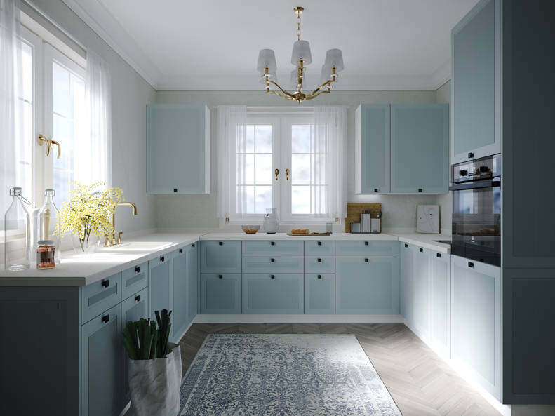 Кухня Моцарт — длина 3 м ширина 3,1 м