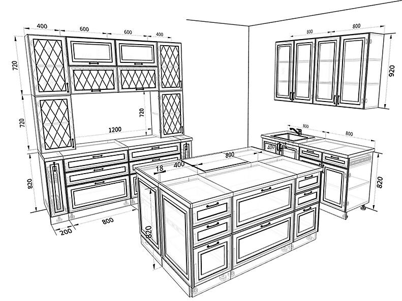 Кухня Ницца 2,0 метра Кухня Ницца 2,0 метра