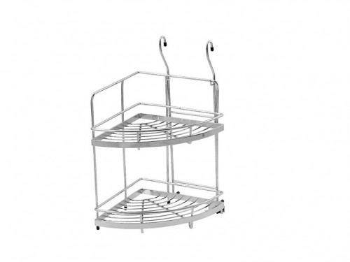 Полка угловая двухуровневая Полка угловая двухуровневая