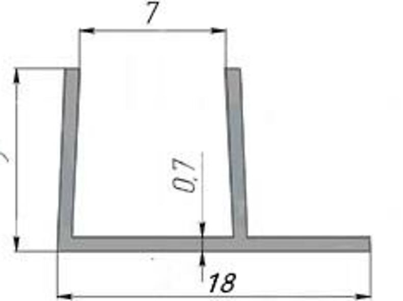 Планка угловая для стеновой панели с фотопечатью Планка угловая для стеновой панели с фотопечатью