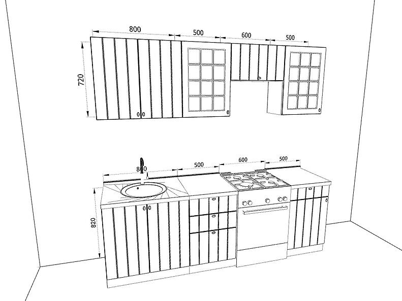 Кухня Прованс 2,4 метра Кухня Прованс 2,4 метра
