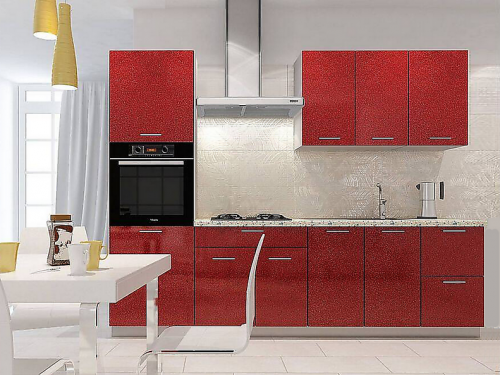 Кухня Базис — длина 2,7 м Кухня Базис — длина 2,7 м