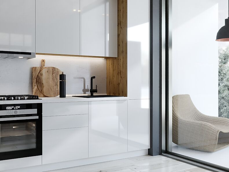 Кухня Эстетик — длина 3,6 м Кухня Эстетик — длина 3,6 м