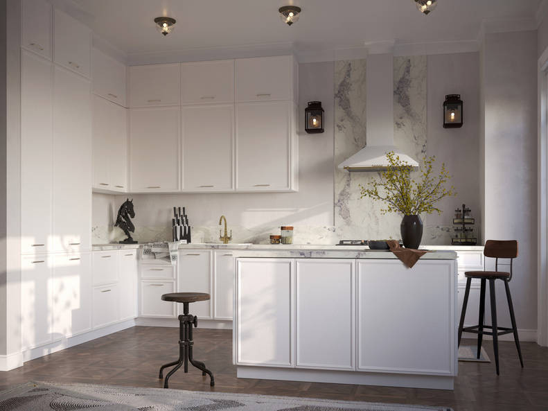 Кухня Беверли Royal — длина 3,4 м ширина 2,5 м Кухня Беверли Royal — длина 3,4 м ширина 2,5 м