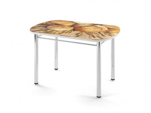 Стол Цельносварной "Трилогия" Столешница (B5) Премьер Нераздвижной Фотопечать Стол Цельносварной "Трилогия" Столешница (B5) Премьер Нераздвижной Фотопечать