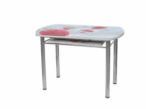 Стол Цельносварной "Трилогия" Столешница (B5) Премьер Раздвижной Фотопечать Стол Цельносварной "Трилогия" Столешница (B5) Премьер Раздвижной Фотопечать