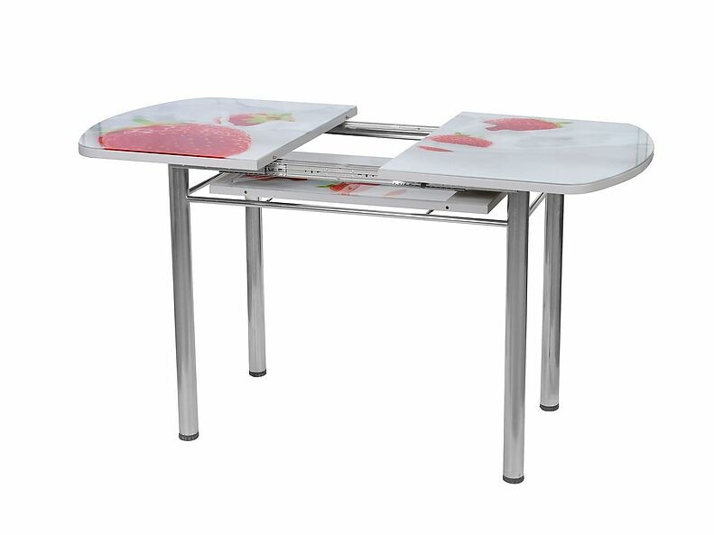 Стол Цельносварной "Трилогия" Столешница (B5) Премьер Раздвижной Фотопечать Стол Цельносварной "Трилогия" Столешница (B5) Премьер Раздвижной Фотопечать