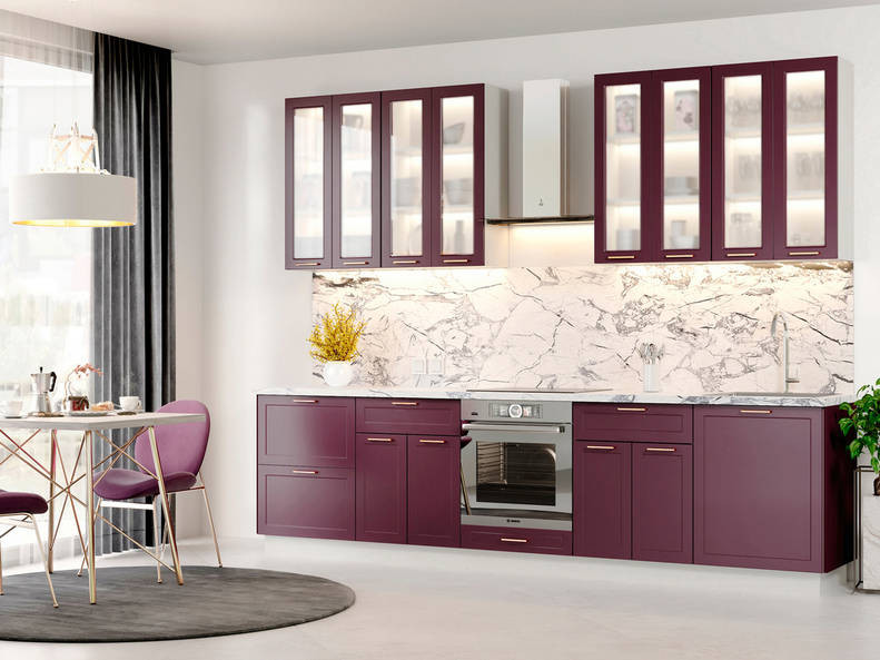 Кухня Квадро — длина 3,8 м