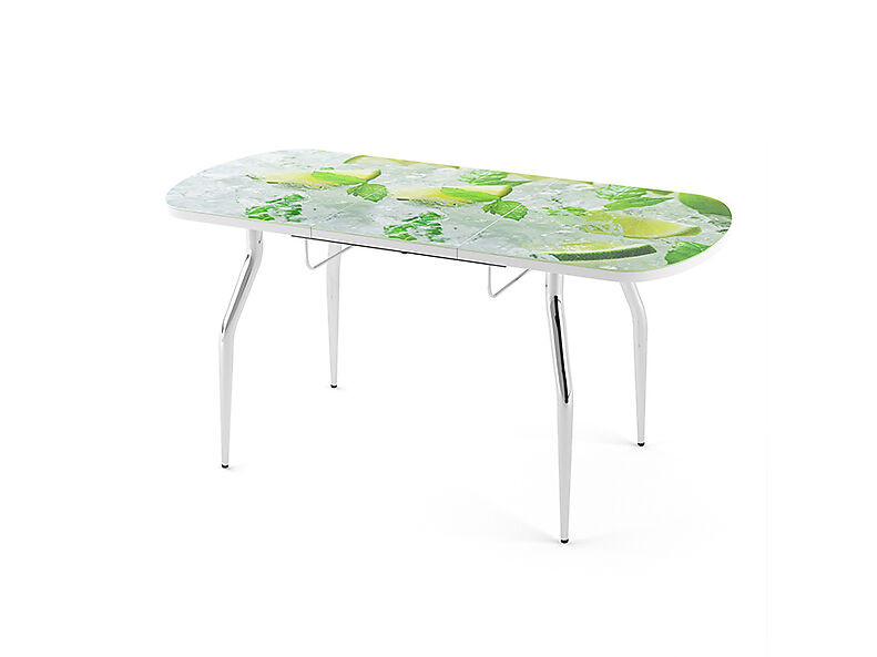 Стол цельносварной "Бриз" Столешница (B5) Премьер Раздвижной Фотопечать