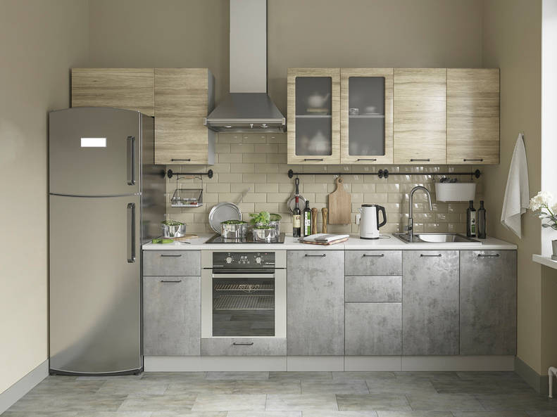 Модульная кухня Лофт — длина 3,6 м