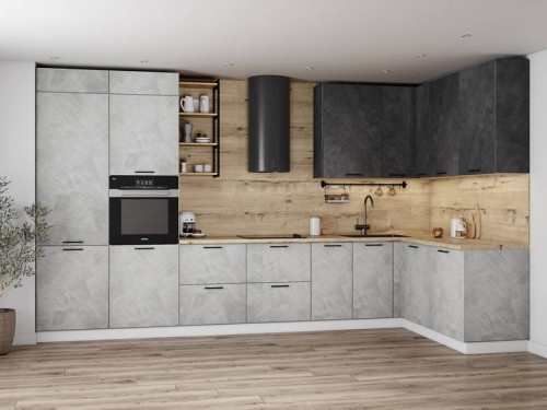 Кухня Фенис — длина 3,9 м ширина 1,8 м