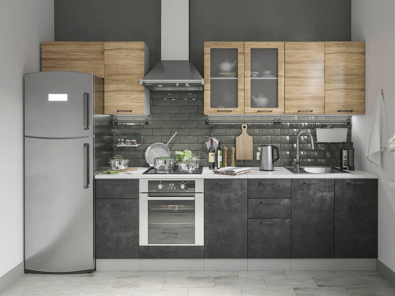 Модульная кухня Лофт — длина 3,6 м