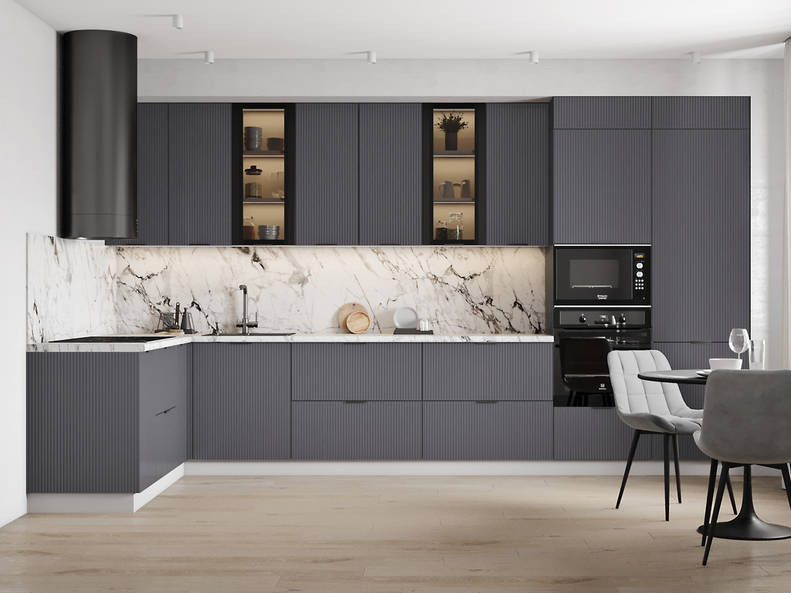 Кухня Фенис — длина 4 м ширина 2 м