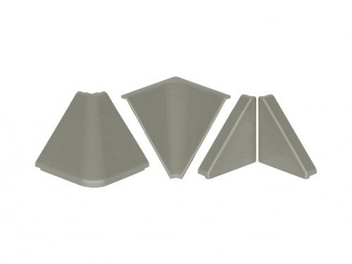 Комплект заглушек к плинтусу алюминиевому Комплект заглушек к плинтусу алюминиевому