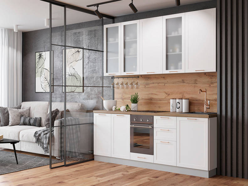 Кухня Квадро — длина 2,5 м