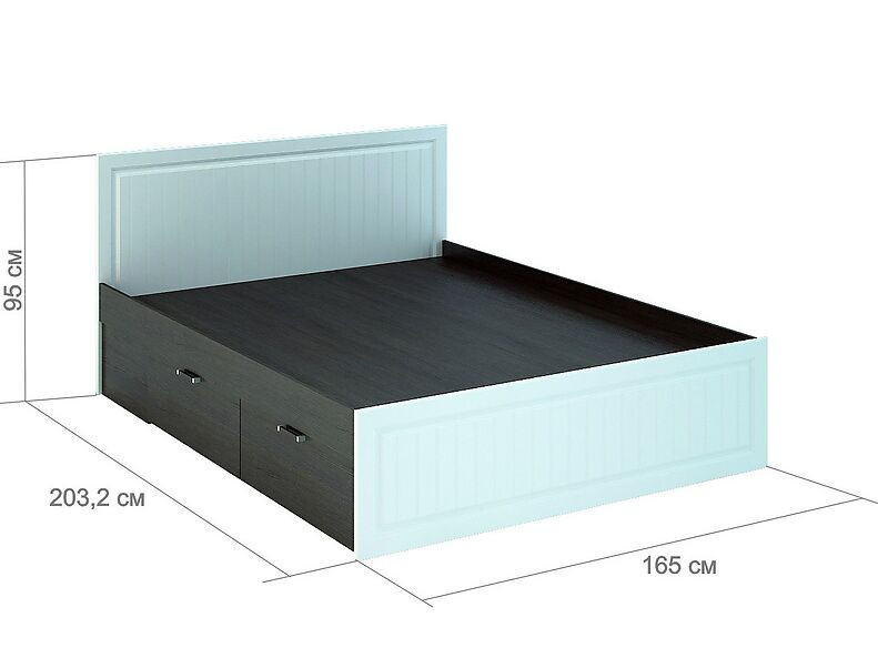 КР-903 (кровать с ящиками) Прага 165 см КР-903 (кровать с ящиками) Прага 165 см