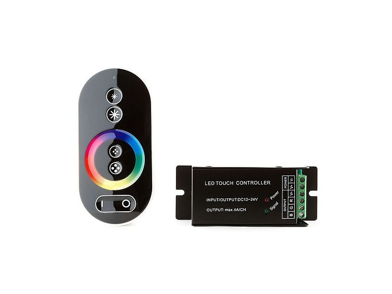 Контроллер LC33 с сенсорным пультом 12V/24V, 216V/432W