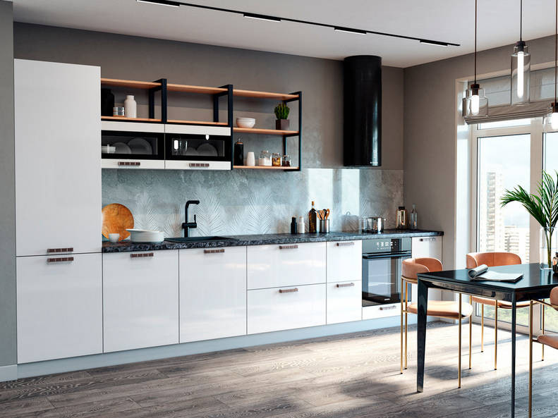 Кухня Олива — длина 3,7 м