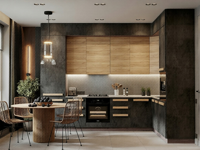 Кухня Тесс - длина 3 м, ширина 2 м