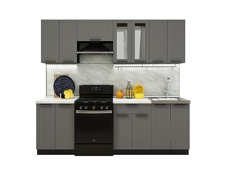 Кухня Глетчер 2,4 метра Кухня Глетчер 2,4 метра