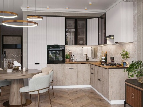 Кухня Норд — длина 2,6 м ширина 2,2 м Кухня Норд — длина 2,6 м ширина 2,2 м