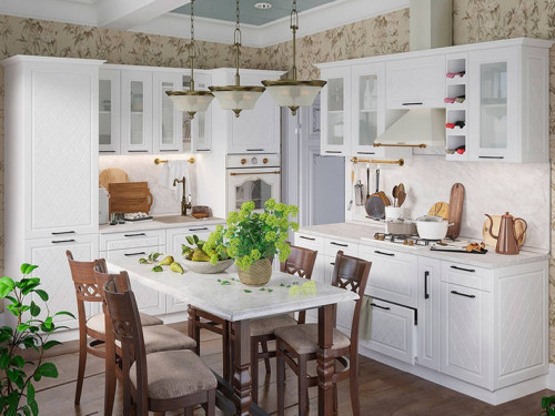 Модульная кухня Барселона — длина 2,4 м ширина 2 м