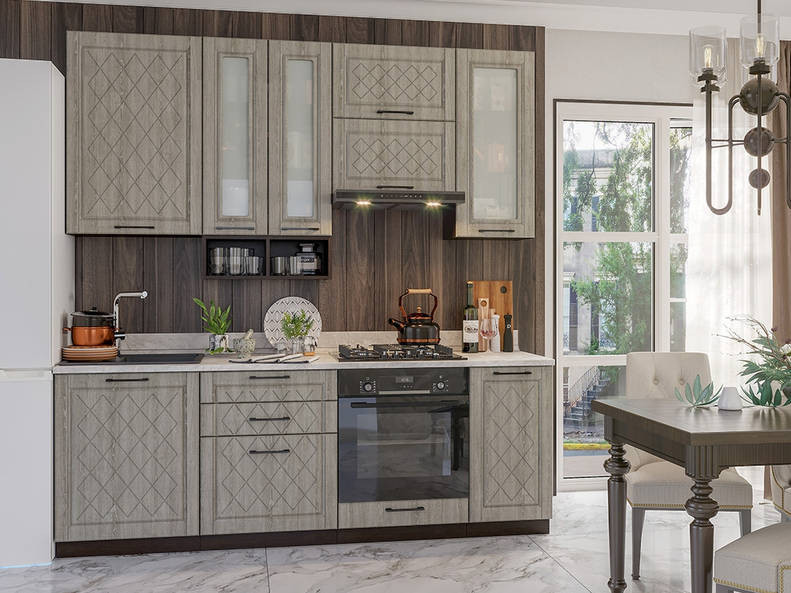 Модульная кухня Барселона — ширина 2,2 м