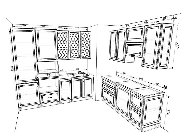 Кухня Ницца 2,4 метра Кухня Ницца 2,4 метра