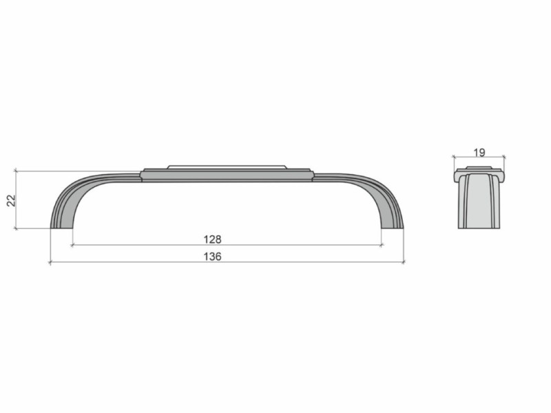 Ручка-скоба FS 139128