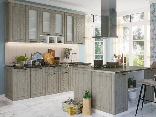 Модульная кухня Барселона — длина 2,5 м ширина 1,4 м