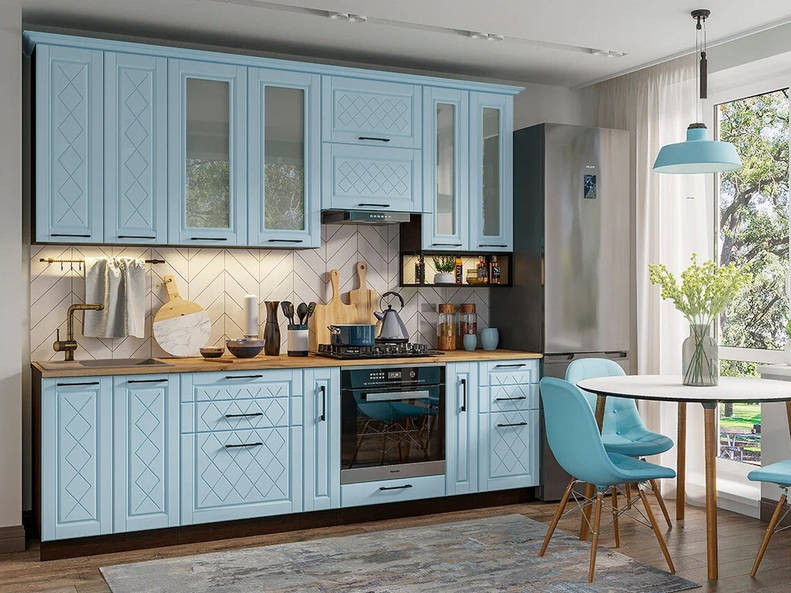 Модульная кухня Барселона — ширина 2,6 м